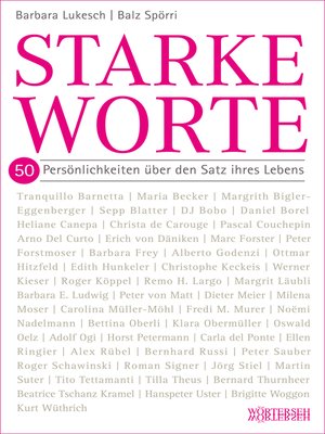 cover image of Starke Worte